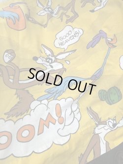 画像17: ROAD RUNNER & WILLE E COYOTE 1970'S KING FLAT SHEETS