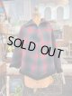WOOL VINTAGE PONCHO COAT