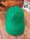 画像1: GREEN VINTAGE BASEBALL CAP (1)