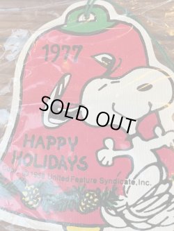 画像2: PEANUTS "HAPPY HOLIDAYS🎄BELL" 1977'S CHRISTMAS ORNAMENT 