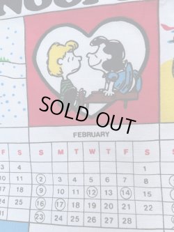 画像11: PEANUTS 1986'S WALL HANGING CALENDER FABRIC