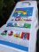 画像1: PEANUTS 1986'S WALL HANGING CALENDER FABRIC (1)