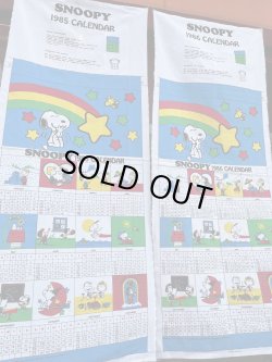 画像24: PEANUTS 1986'S WALL HANGING CALENDER FABRIC