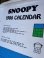 画像4: PEANUTS 1986'S WALL HANGING CALENDER FABRIC