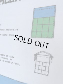 画像5: PEANUTS 1986'S WALL HANGING CALENDER FABRIC