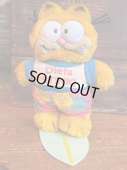 画像1: GARFIELD "DIETS STINK 1980'S SURFER PLUSH DOLL 