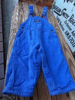 画像1: OSHKOSH "MADE IN USA" KIDS VINTAGE FLANNEL LINING OVERALL 