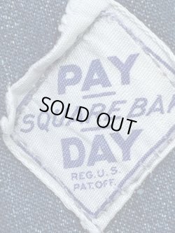 画像16: J.C.PENNEY "PAY DAY" 1940'S  DENIM OVERALL