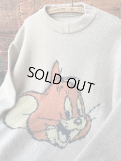 画像6: TOM AND JERRY "JERRY" VINTAGE JACQUARD SWEATER 