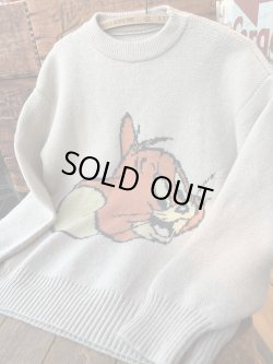 画像5: TOM AND JERRY "JERRY" VINTAGE JACQUARD SWEATER 