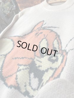画像10: TOM AND JERRY "JERRY" VINTAGE JACQUARD SWEATER 