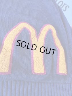 画像7: McDONALD'S 1980'S  LETTERED🍔 CARDIGAN