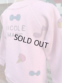 画像22: MISS PIGGY " HAND PAINTED" KIDS VINTAGE SWEAT SHIRTS