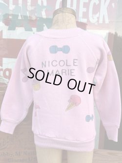 画像19: MISS PIGGY " HAND PAINTED" KIDS VINTAGE SWEAT SHIRTS