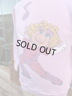 画像15: MISS PIGGY " HAND PAINTED" KIDS VINTAGE SWEAT SHIRTS