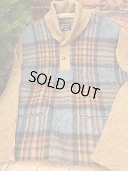 画像1: PURITAN "MADE IN USA" ROYAL CLUB 1960'S SHAWL COLLAR SWEATER