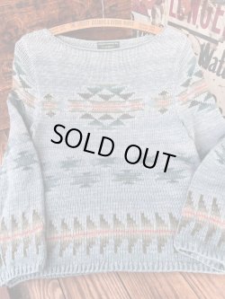 画像7: RALPH LAUREN "LAUREN" 1990'S NATIVE AMERICAN PATTERN SWEATER