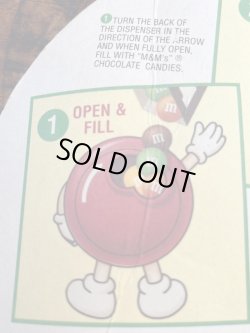 画像7: M&M'S 1991'S "RED🍫" D.STOCK CANDY DISPENSER TOY 