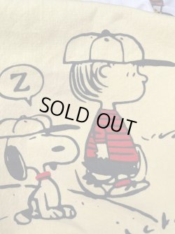 画像13: PEANUTS "WE LOVE YOU🌱CHARLIE BROWN" 1970'S BEDSPREAD