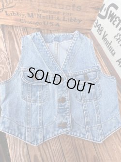 画像1: LEE "MADE IN USA" KIDS VINTAGE DENIM VEST