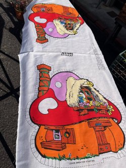 画像15: SMURF & SMURFETTE🍄HOUSE 1980'S D.STOCK PILLOW DOLL KIT FABRIC
