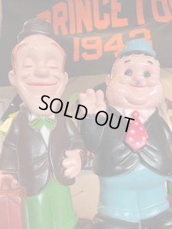 画像1: LAUREL AND HARDY "LARRY HARMON PICTURES" 1972'S BANK FIGURE SET
