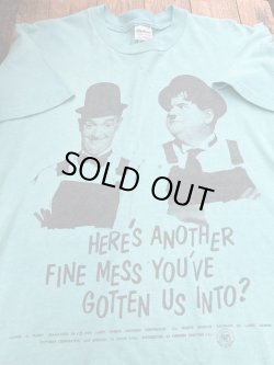 画像1: LAUREL AND HARDY "MADE IN USA" VINTAGE T-SHIRTS