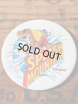 画像1: DISNEYLAND "SPLASH MOUNTAIN" 1980'S PIN BACK BUTTON #3