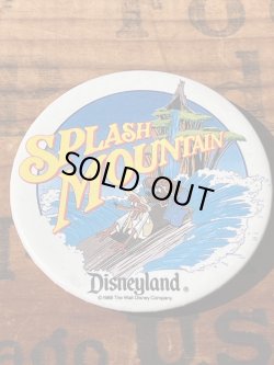 画像1: DISNEYLAND "SPLASH MOUNTAIN" 1980'S PIN BACK BUTTON #2