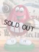 M&M'S "FOOTBALL PLAYER" 1995'S D.STOCK CANDY DISPENSER FIGURE 