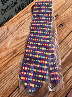 画像2: M&M'S "PLANET MARS" VINTAGE D.STOCK SILK TIE 