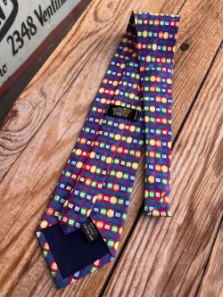 画像13: M&M'S "PLANET MARS" VINTAGE D.STOCK SILK TIE 