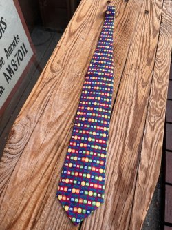 画像8: M&M'S "PLANET MARS" VINTAGE D.STOCK SILK TIE 
