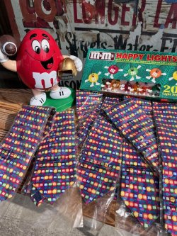 画像15: M&M'S "PLANET MARS" VINTAGE D.STOCK SILK TIE 