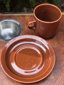 画像5: ARABIA "KROUVI" 1970'S〜 CUP & SAUCER SET #2