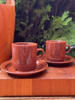 画像9: ARABIA "KROUVI" 1970'S〜 CUP & SAUCER SET #1