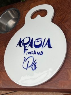 画像6: ARABIA "VALENCIA" 1960'S〜 CUTTING BOARD