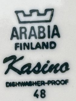 画像6: ARABIA "KASINO" 1970〜90'S SOUP BOWL #1