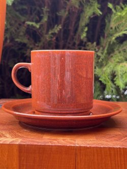 画像2: ARABIA "KROUVI" 1970'S〜 CUP & SAUCER SET #2