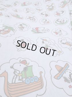 画像3: PEANUTS "DREAMIN' WORLD TOUR" VINTAGE FLAT SHEETS