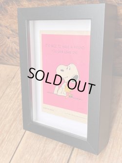 画像2: PEANUTS 1970'S CARD ＋ PICTURE FRAME SET