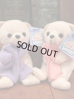 画像8: SNUGGLE BEAR WITH PINK BLANKET D.STOCK BEAN DOLL 