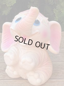 画像1: PINK ELEPHANT 1960'S SQUEAKY DOLL