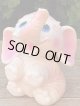 PINK ELEPHANT 1960'S SQUEAKY DOLL