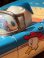 画像4: MERRY DUCK "DEWEY DUCK" 1950'S FORD FAIRLANE TIN CAR