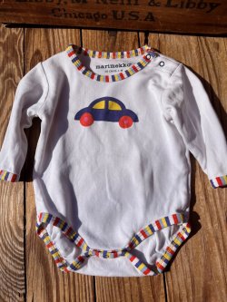 画像1: MARIMEKKO "BOO BOO" BABY USED BODYSUIT