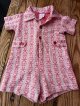 BUSTER BROWN "MADE IN USA" VINTAGE JACQUARD BODYSUIT