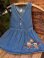 画像1: PEANUTS "MADE IN USA" KIDS DENIM JUMPER DRESS  (1)