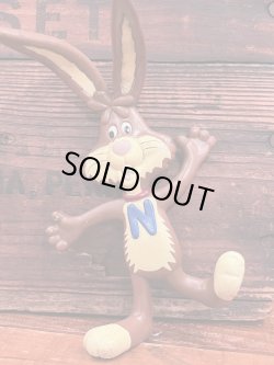 画像5: NESTLE 1990'S QUIK BUNNY BENDABLE FIGURE