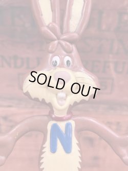 画像1: NESTLE 1990'S QUIK BUNNY BENDABLE FIGURE